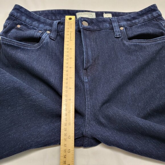 Coldwater Creek Jeans Wondersoft Knit Womens 14 High Rise Cropped Straight - Picture 15 of 16